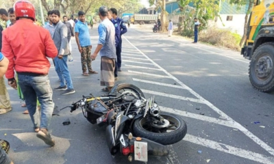 রাজশাহীতে বাসচাপায় দুই মোটরসাইকেল আরোহী নিহত