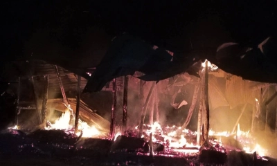 রাজস্থলীতে ভয়াবহ অগ্নিকাণ্ডে সর্বস্বান্ত খিয়াং পরিবার