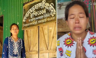 বিদ্যালয়ের অনিয়ম নিয়ে কনটেন্ট করায় নারীকে মারধর-গ্রাম ছাড়া করার হুমকি