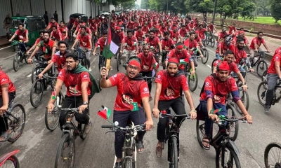 সাইকেল র‍্যালির মাধ্যমে শিবিরের তিন দিনব্যাপী কর্মসূচি শুরু