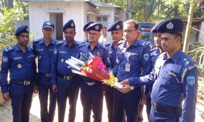 চন্দ্রঘোনা থানায় নতুন ওসির যোগদান