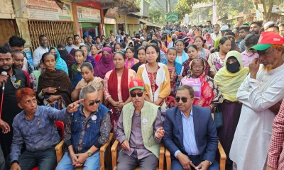 রাঙামাটিতে জমে উঠেছে প্রার্থীদের নির্বাচনি প্রচার