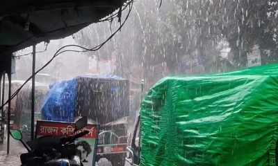 টানা দাবদাহের পর অবশেষে স্বস্তির বৃষ্টি