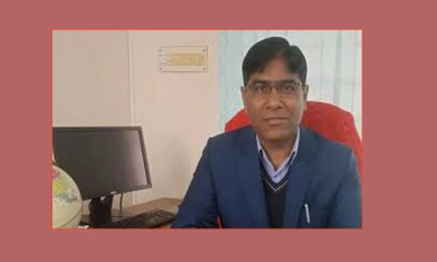 দুর্যোগ ব্যবস্থাপনা বিভাগের অধ্যাপক ও জীব ও ভূবিদ্যা অনুষদের ডিন ড. ইমদাদুল হক । ছবি- রূপালী বাংলাদেশ