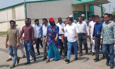 এক বছর পর চালু হলো টেকনাফ স্থলবন্দর, পরিদর্শনে নৌপরিবহন প্রতিমন্ত্রী