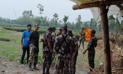 বিএসএফের গুলিতে যুবক আহত, পতাকা বৈঠকে বিজিবির কড়া প্রতিবাদ