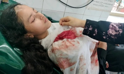 চাঁদপুরে নির্মাণাধীন ভবন থেকে ইট পড়ে মাদ্রাসাছাত্রী আহত