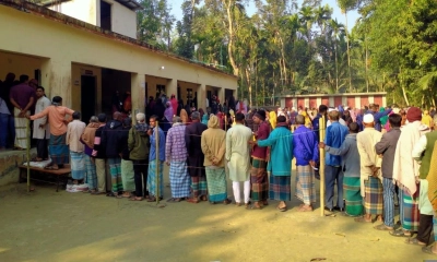 লক্ষ্মীপুরে ৭ ঘণ্টায় ভোট পড়েছে ৫০ শতাংশ