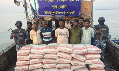 পাচারকালে সিমেন্টসহ ১০ জনকে আটক