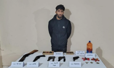 সেনাবাহিনীর অভিযানে ফটিকছড়িতে অস্ত্রসহ হৃদয় কর্মকার গ্রেপ্তার