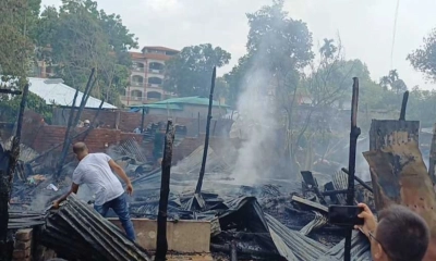 বান্দরবানে আগুনে পুড়ল ৮ বসতঘর, ক্ষতিগ্রস্ত ১৩ পরিবার