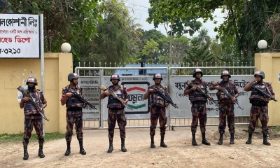 শ্রীমঙ্গলে ৩টি তেল ডিপোর নিরাপত্তায় ২ প্লাটুন বিজিবি মোতায়েন