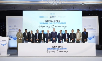নকিয়ার সঙ্গে বিপিসিএস কনসোর্টিয়ামের সদস্যদের এসএলটিই চুক্তি স্বাক্ষর
