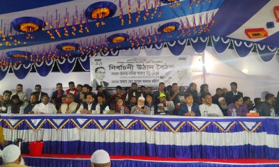 শিবচরে ধানের শীষের উঠান বৈঠক