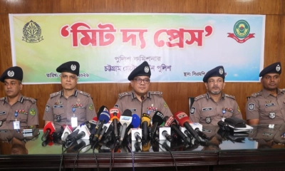 মাদক ও চাঁদাবাজিমুক্ত নগরী গড়ার প্রত্যয় সিএমপি কমিশনারের