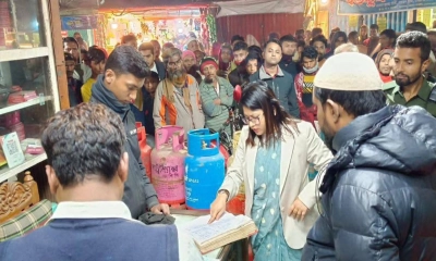 বেশি দামে এলপিজি বিক্রি, জরিমানা