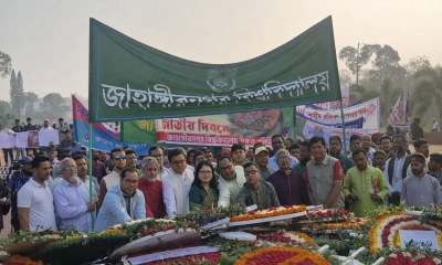 জাবিতে যথাযোগ্য মর্যাদায় স্বাধীনতা দিবস পালিত