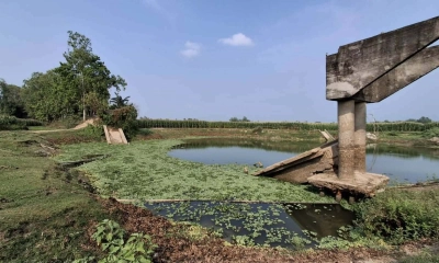 সেতু ভাঙার ৭ বছরেও পুনর্নির্মাণ হয়নি, ভোগান্তি চরমে