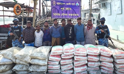 সিমেন্ট ও ইউরিয়া সারসহ ১৬ জন পাচারকারী আটক