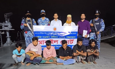 চাঁদপুরে জাটকা ধরায় ৬ জেলে আটক, ৩ জনের কারাদণ্ড
