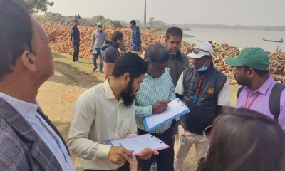 নলছিটিতে ৫ ইট ভাটাকে ১১ লাখ জরিমানা