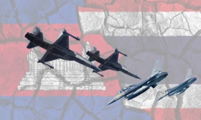 কম্বোডিয়ায় এফ-১৬ যুদ্ধবিমান দিয়ে আঘাত হেনেছে থাইল্যান্ড