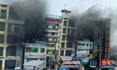 সোনারগাঁয়ে শপিংমলে অগ্নিকাণ্ড