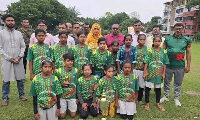 ময়মনসিংহকে হারিয়ে প্রাথমিক গোল্ডকাপ ফুটবলে সাঁথিয়ার জয়