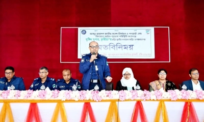 নির্বাচন উপলক্ষে কুষ্টিয়ায় এসপির মতবিনিময়