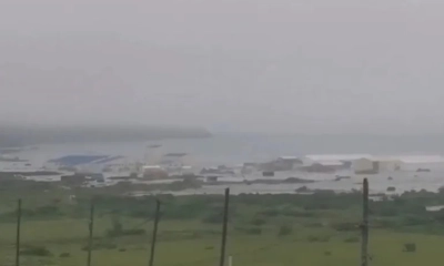 সুনামিতে প্লাবিত রাশিয়া ও জাপানের বিভিন্ন এলাকা