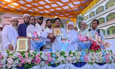 ভিপি সাদিক কায়েমকে খাগড়াছড়িতে সংবর্ধনা