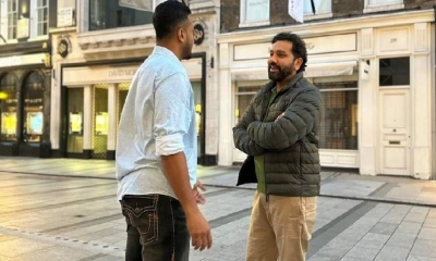 লন্ডনে মুখোমুখি সাকিব ও রোহিত শর্মা