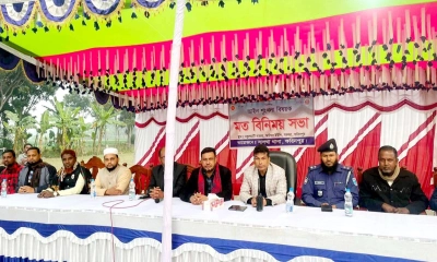 চাঁদাবাজি করলে বিন্দুমাত্র ছাড় দেওয়া হবে না : ওসি বাবলুর