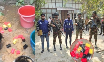 শরীয়তপুরে ১৬টি ককটেল উদ্ধার