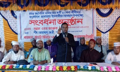 সংবর্ধনা প্রদান অনুষ্ঠান।    ছবি- রূপালী বাংলাদেশ