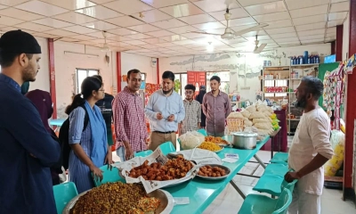 শেকৃবিতে হলের খাবারের মান যাচাইয়ে সিওয়াইবি ও প্রশাসনের যৌথ অভিযান
