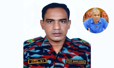 ফায়ার ফাইটার শামীম আহমেদের মৃত্যুতে স্বরাষ্ট্র উপদেষ্টার শোক 