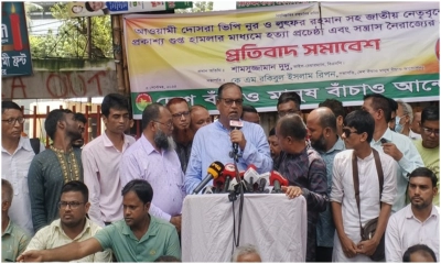 নুরের ওপর হামলা প্রমাণ করে হাসিনার দোসররা এখনো সক্রিয়: শামসুজ্জামান দুদু