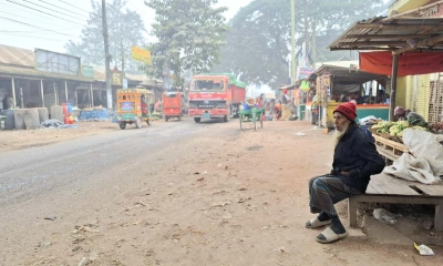 সীমান্তবর্তী শেরপুরে জেঁকে বসেছে শীত