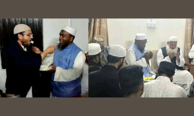 প্রতিদ্বন্দ্বী প্রার্থীদের বাড়ি গিয়ে শুভেচ্ছা বিনিময় করছেন নবনির্বাচিত এমপি