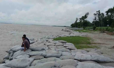 সিরাজগঞ্জে যমুনার পানি বৃদ্ধি অব্যাহত