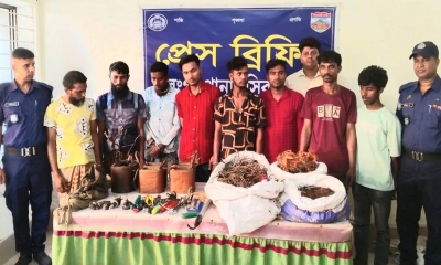 ট্রান্সফরমার চোর চক্রের ৯ সদস্য আটক