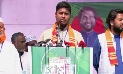 পুরোনো বস্তাপচা রাজনীতিবিদরাও তরুণদের উত্থান চায় না : হাসনাত