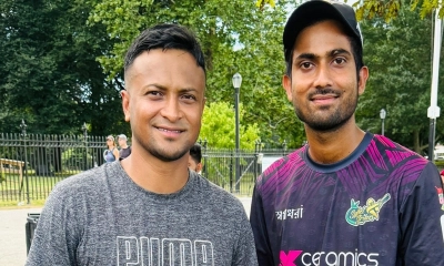 ফিটনেস ট্রেনিংয়ের জন্য ইংল্যান্ডে যাচ্ছেন সাকিব