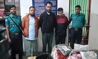 ২৪ ঘণ্টার মধ্যে ডাকাতির মালামাল উদ্ধার, গ্রেপ্তার ৩