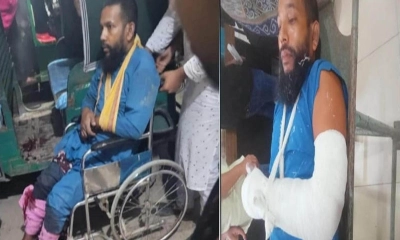 চাঁদা না দেওয়ায় সোনারগাঁয়ে ব্যবসায়ীকে কুপিয়ে জখম