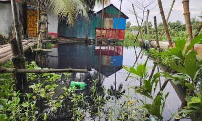 সোনারগাঁয়ে পানিবন্দি ৩০ হাজার পরিবার 