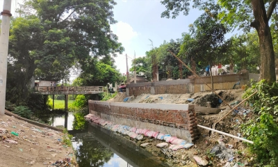 সোনারগাঁয়ে দখল ও দূষণে হারিয়ে যাচ্ছে শত বছরের হরিগঞ্জ খাল