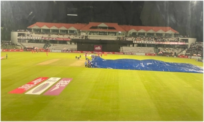 বৃষ্টিতে পরিত্যক্ত তৃতীয় টি-টোয়েন্টি 
