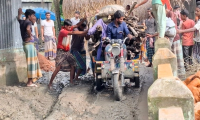 শ্রীবরদীতে কাঁচা সড়কে দুর্ভোগে কয়েক হাজার মানুষ